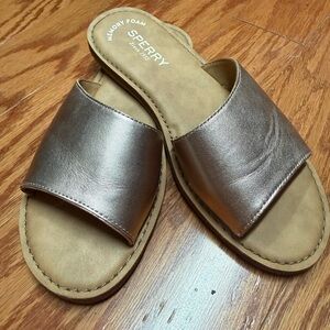 Sperry Women's Rose Gold Slide Sandals